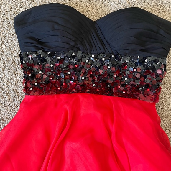 Sequin Party Grad Prom Dress - Picture 2 of 7